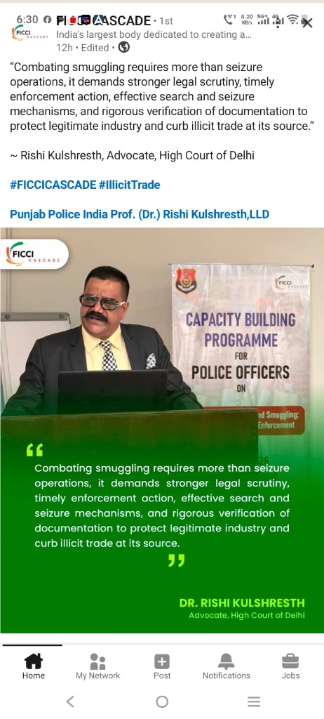 FICCI CASCADE — Capacity Building Programme for Police Officers